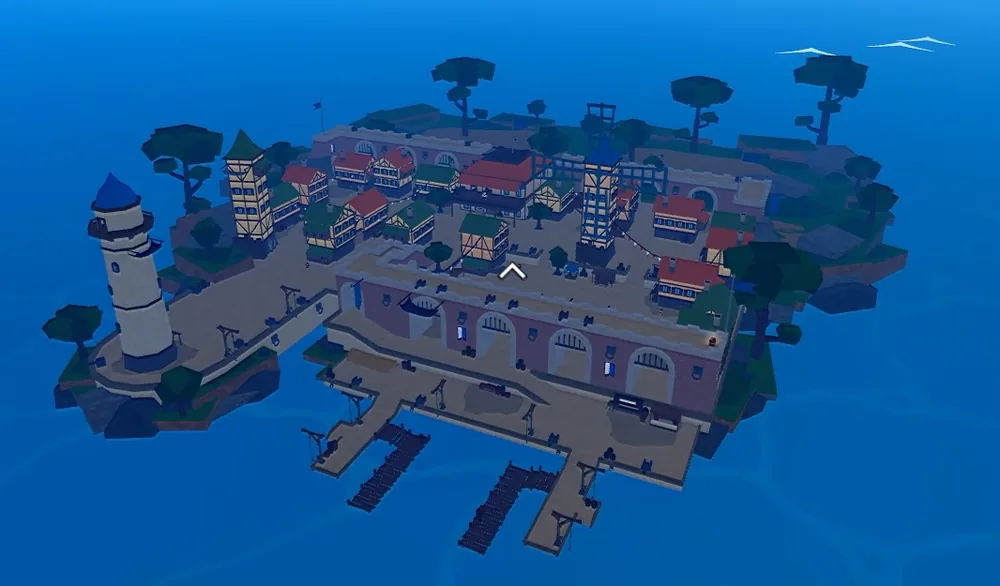 更新 30 後的海盜村（Pirate Village）全景