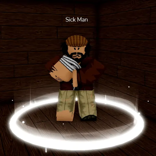 生病的老人（Sick Man）的遊戲角色圖