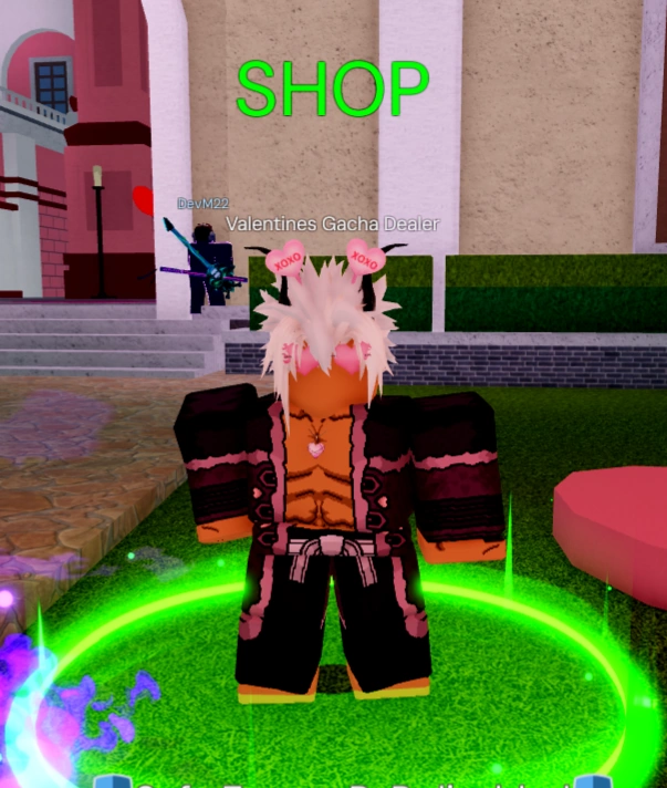 情人節轉蛋商人（Valentines Gacha Dealer）NPC 截圖