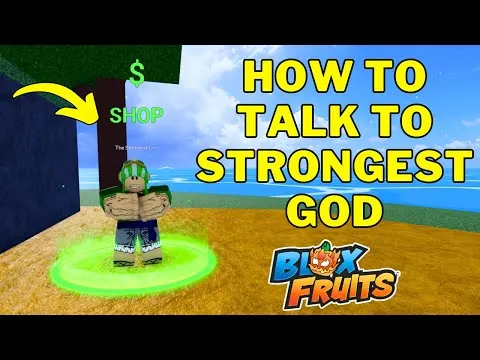 影片縮圖：How To Talk To The Strongest God in Blox Fruits | What Does The Strongest God Do in Blox Fruits?