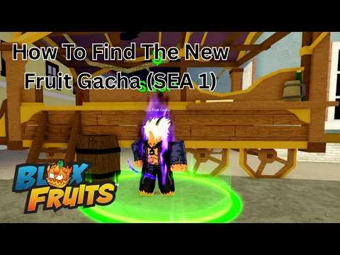 影片縮圖：How To Find The New Gacha Fruit Location (Zioles) Sea 1 Blox Fruits Roblox