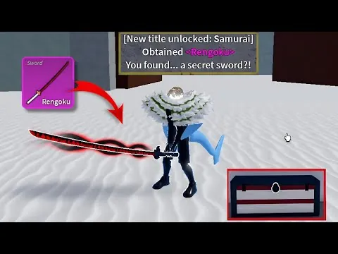 影片縮圖：How to get RENGOKU Sword FAST and EASY in Blox Fruits? Beginners guide 2nd sea Roblox!