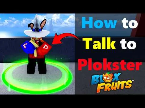 影片縮圖：How to Talk to PLOKSTER NPC in Roblox Blox Fruits | Plokster Location #roblox #bloxfruits