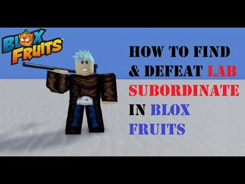 影片縮圖：How to find & defeat Lab Subordinates in Blox Fruits #roblox #robloxtrends