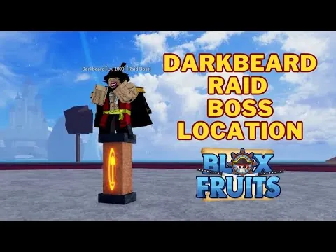 影片縮圖：How To Spawn Darkbeard in Blox Fruits | Darkbeard Spawn Location | Second Sea