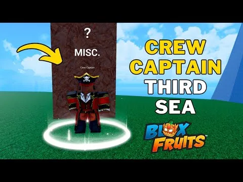 影片縮圖：Where To Find Crew Captain in Blox Fruits | Crew Captain Location | Third Sea (Sea 3)