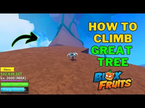 影片縮圖：How To Get on Top of The Great Tree in Blox Fruits | How To Climb The Great Tree 🌴