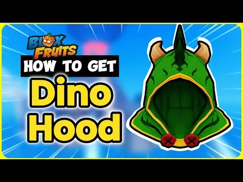影片縮圖：How To Get the Dino Hood Accessory in BloxFruits - EASY Guide!