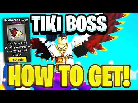 影片縮圖：How to get TIKI BOSS SPAWN Fast (Tyrant of the skies) in Blox Fruits! Feathered Visage Item!