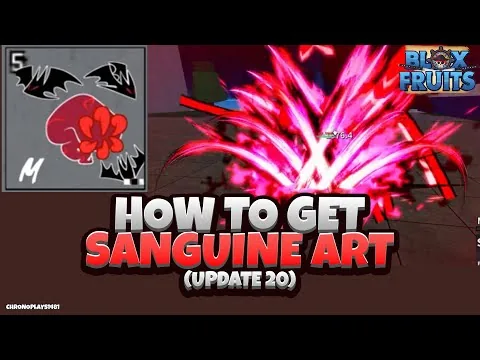 影片縮圖:How to get Sanguine Art (Full Guide) (Update 20 Blox Fruits)