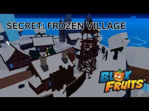 影片縮圖：SECRET: FROZEN VILLAGE FREE THE ABILITY TEACHER SEA 1 BLOX FRUITS ROBLOX