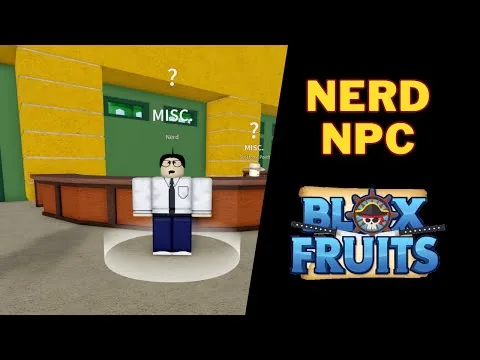 影片縮圖：What Does The Nerd Do in Blox Fruits | How To Talk To Nerd NPC?