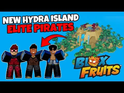 影片縮圖：Elite Pirates Spawn Locations at New Hydra Island - Blox Fruits Guide 2025