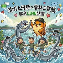 清明上河豚與雲林三寶鰻第一彈聯名貼圖封面