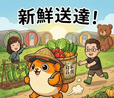自家莊園聯名貼圖新鮮送達