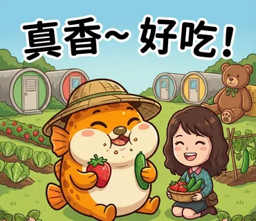自家莊園聯名貼圖真香好吃