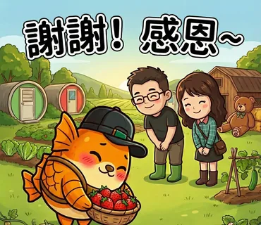 自家莊園聯名貼圖謝謝感恩